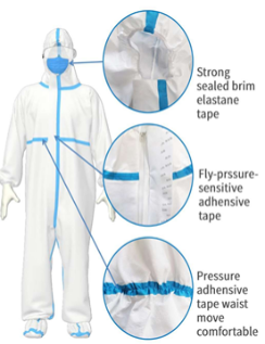 Protective suit, sterile